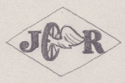 French Maker's Mark
NAME: Jacques Risler INITIALS: J R SYMBOL: Winged wheel DATES: 1920 - 1927 SPECIALITY: Silversmith PLACE: Paris, France