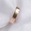 Thumbnail: Antique French Blue Stone and Natural Pearl Rose Gold Band Ring