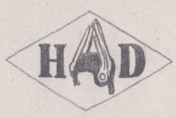 French Maker's Mark
NAME: H. Diserens INITIALS: H D SYMBOL: Helmet DATES: 1945 - SPECIALITY: Jeweller PLACE: 16 rue des Gravilliers, Paris, France