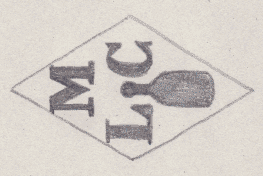 French Maker's Mark
NAME: Michel Le Cerf INITIALS: M L C SYMBOL: Bottle DATES: 1900 - SPECIALITY: Silversmith PLACE: 121 boulevard de Ménilmontant, Paris, France