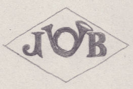 French Maker's Mark
NAME: Julien Berton INITIALS: J B SYMBOL: Hunting horn DATES: 1950 - SPECIALITY: Jeweller PLACE: 9 rue Amédée Jany , Argenteuil, France