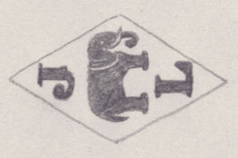 French Maker's Mark
NAME: Jean Lamoureux INITIALS: J L SYMBOL: Elephant DATES: 1913 - SPECIALITY: Jeweller PLACE: 26 avenue du Raincy, Saint-Maur, France