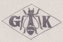 French Maker's Mark
NAME: Gimpel Kleinhandler INITIALS: G K SYMBOL: Bee DATES: 1920 - SPECIALITY: Jeweller PLACE: 12 rue du Mont-Thabor, Paris, France