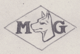 French Maker's Mark
NAME: Maurice Gallou INITIALS: M G SYMBOL: Wolf head DATES: 1933 - SPECIALITY: Jeweller PLACE: 3 rue St-Sauveur, Paris, France