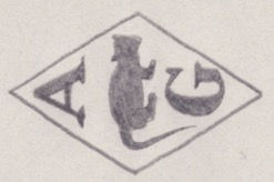 French Maker's Mark
NAME: Simon André Gérard INITIALS: A G SYMBOL: Rat DATES: 1883 - SPECIALITY: Silversmith PLACE: 14 rue des Haudriettes, Paris, France