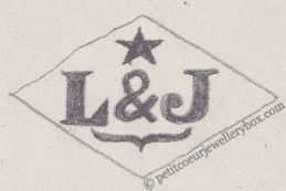 French Maker's Mark
NAME: Eugène Lefèvre & Jules Jamain INITIALS: L & J SYMBOL: Star and curly bracket DATES: 1854 - 1857 SPECIALITY: Jeweller PLACE: Paris, France
