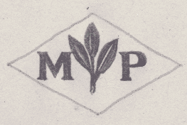 French Maker's Mark
NAME: Miran Pikoukian INITIALS: M P SYMBOL: Leaves DATES: 1928 - SPECIALITY: Jeweller PLACE: 8 rue Désiré Ruggieri, Paris, France