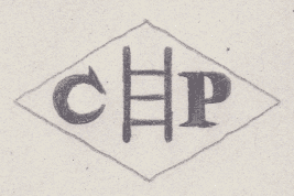 French Maker's Mark
NAME: Pierre Charles INITIALS: C P SYMBOL: Ladder DATES: 1952 - SPECIALITY: Jeweller PLACE: 32ter rue Gabrielle, Charenton, France