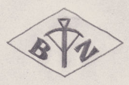 French Maker's Mark
NAME: Bernardo Zissman INITIALS: B Z SYMBOL: Crossbow DATES: 1935 - SPECIALITY: Jeweller PLACE: 67 rue de Chabrol, Paris, France