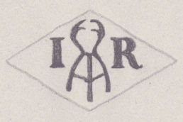 French Maker's Mark
NAME: Isaac Rybak INITIALS: I R SYMBOL: Log tongs DATES: 1927 - SPECIALITY: Jeweller PLACE: 130 rue Amelot, Paris, France