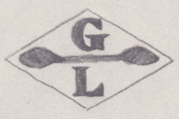 French Maker's Mark
NAME: Georges Laurent INITIALS: G L SYMBOL: Oar DATES: 1926 - SPECIALITY: Jeweller PLACE: 4 rue Richelieu, Paris, France