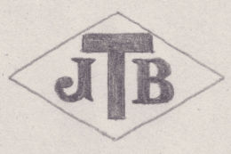 French Maker's Mark
NAME: Jean Bondt INITIALS: J B SYMBOL: T DATES: 1947 - SPECIALITY: Jeweller PLACE: 89 rue Ordener, Paris, France