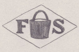 French Maker's Mark
NAME: François Saudinos INITIALS: F S SYMBOL: Bucket DATES: 1899 - 1911 SPECIALITY: Jeweller PLACE: 6 place Saint-Sulpice, Paris, France