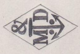 Poinçon de maître orfèvre joaillier, poinçon de fabricant, poinçon d’atelier, poinçon losangique. NOM: Ferdinand Everaerts INITIALES: E F SYMBOLE: Chat DATES: 1930 - PROFESSION: Bijoutier ADRESSE: 205 rue de Paris, Ivry-sur-Seine, France