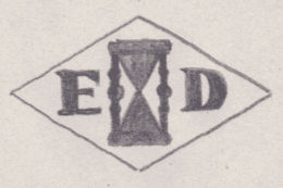 French Maker's Mark
NAME: Emile David INITIALS: E D SYMBOL: Hourglass DATES: 1920 - SPECIALITY: Jeweller PLACE: 1 rue Vauquelin, Paris, France