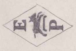 French Maker's Mark
NAME: Edmond Poullain INITIALS: E P SYMBOL: Foal jumping a fence DATES: 1883 - SPECIALITY: Jeweller PLACE: 4 rue du Chaume, Paris, France