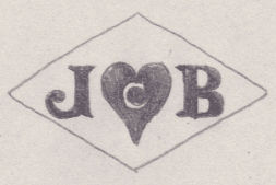 French Maker's Mark
NAME: Jacques Binet INITIALS: J B SYMBOL: C in a heart DATES: 1960 - SPECIALITY: Jeweller PLACE: 45 rue de Trévise, Paris, France
