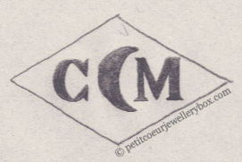 French Maker's Mark
NAME: Camille Monteillet INITIALS: C M SYMBOL: Crescent DATES: 1919 - 1946 SPECIALITY: Silversmith PLACE: 10 rue Gambetta, Clamart, France