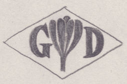 French Maker's Mark
NAME: Georges Duchaux INITIALS: G D SYMBOL: Autumn crocus DATES: 1930 - SPECIALITY: Jeweller PLACE: 52 rue de Bondy, Paris, France