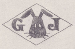 French Maker's Mark
NAME: Guy Juhel INITIALS: G J SYMBOL: Bunny’s head DATES: 1958 - SPECIALITY: Jeweller PLACE: 99 bis rue de Dinan, Rennes, France