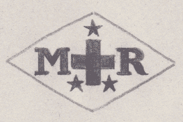 French Maker's Mark
NAME: Marcel Rouby INITIALS: M R SYMBOL: Cross and 3 stars DATES: 1927- SPECIALITY: Silversmith PLACE: 14 rue Froissart, Paris, France