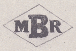 French Maker's Mark
NAME: Maurice Rubinstein INITIALS: M R SYMBOL: B DATES: 1917 - SPECIALITY: Jeweller PLACE: 25 rue du Cardinal Lemoine, Paris, France