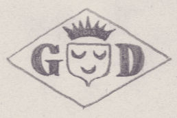 French Maker's Mark
NAME: Georges Debailly INITIALS: G D SYMBOL: 3 crescents on a crowned shield DATES: 1949 - SPECIALITY: Jeweller PLACE: 51 rue Jean Jaurès, Le pré Saint-Gervais, France