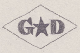 French Maker's Mark
NAME: Gaston Delpech INITIALS: G D SYMBOL: Star DATES: 1919 - SPECIALITY: Jeweller PLACE: 8 rue Pastourelle, Paris, France