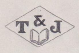 French Maker's Mark
NAME: Tirot & Josset INITIALS: T & J SYMBOL: Book DATES: 1880 - 1882 SPECIALITY: Jeweller PLACE: 20 rue Chapon, Paris, France