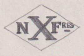 French Maker's Mark
NAME: Noël Frères INITIALS: N Fres SYMBOL: X DATES: 1920 - 1928 SPECIALITY: Jeweller PLACE: 17 rue Notre Dame de Nazareth, Paris, France