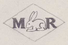 French Maker's Mark
NAME: Marcel Rabinovici INITIALS: M R SYMBOL: Rabbit DATES: 1946 - SPECIALITY: Jeweller PLACE: 14 rue Cadet, Paris, France