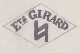 French Maker's Mark
NAME: Etablissements Girard INITIALS: Ets GIRARD SYMBOL: Natural ♮ DATES: 1963 - SPECIALITY: Jeweller PLACE: 9 rue Réaumur, Paris, France