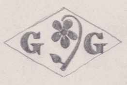 French Maker's Mark
NAME: Georges Gachard INITIALS: G G SYMBOL: Violet DATES: 1918 - SPECIALITY: Jeweller PLACE: 15 rue Michel-le-Comte, Paris, France