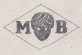 French Maker's Mark
NAME: Maurice Bourdeix INITIALS: M B SYMBOL: Face DATES: 1934 - SPECIALITY: Jeweller PLACE: 74 rue Notre-Dame de Nazareth, Paris, France
