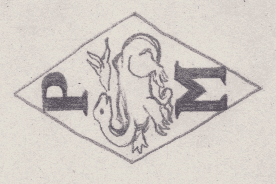 French Maker's Mark
NAME: Pierre Mouniée INITIALS: P M SYMBOL: Salamander DATES: 1945 - SPECIALITY: Jeweller PLACE: 43 rue St-Augustin, Paris, France