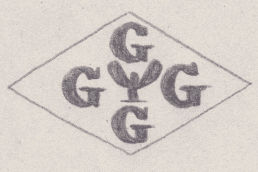 French Maker's Mark
NAME: Guesdon & Guy INITIALS: G G & G G SYMBOL: Mistletoe DATES: 1904 - SPECIALITY: Jeweller PLACE: 89 rue des Petits-Champs, Paris, France