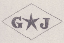 French Maker's Mark
NAME: Georges Janssens INITIALS: G J SYMBOL: Star DATES: 1927 - SPECIALITY: Jeweller PLACE: 108 rue de Turenne, Paris, France