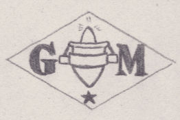 French Maker's Mark
NAME: Georges Malneux INITIALS: G M SYMBOL: Mortar launching a rocket and a star DATES: 1914 - 1924 SPECIALITY: Jeweller PLACE: 2bis rue Vivienne, Paris, France
