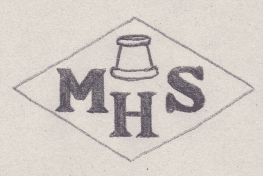 French Maker's Mark
NAME: Michel Henri Sanvoisin INITIALS: M H S SYMBOL: Watchmaker’s loupe DATES: 1933 - SPECIALITY: Jeweller PLACE: 48 rue Jules Guesde, Levallois Perret, France