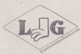 French Maker's Mark
NAME: Lucien Gimel INITIALS: L G SYMBOL: Lion’s paw DATES: 1921 - 1934 SPECIALITY: Jeweller PLACE: 2 rue de Franche-Comté, Paris, France