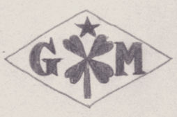 French Maker's Mark
NAME: Georges Micheau INITIALS: G M SYMBOL: 4 leaf clover and star DATES: 1958 - SPECIALITY: Jeweller PLACE: 7 rue des bas de Montsort, Alençon, France