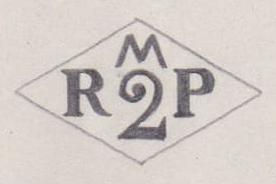 French Maker's Mark
NAME: Raymond Portail INITIALS: R P SYMBOL: M 2 DATES: 1926 - SPECIALITY: Jeweller PLACE: 10 rue nouvelle du théatre, Paris, France