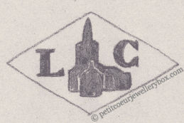 NAME: Léon Chapelle INITIALS: L C SYMBOL: Chapel DATES: 1919 - 1951 SPECIALITY: JewellerPLACE: 23 rue Ernest-Renan, Maisons-Alfort, France
