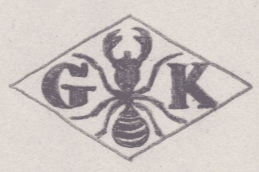 French Maker's Mark
NAME: Gabriel Krémer INITIALS: G K SYMBOL: Ant DATES: 1920 - 1961 SPECIALITY: Jeweller PLACE: 14 bis rue Saint-Maur, Paris, France