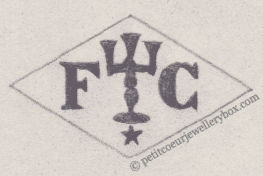 French Maker's Mark
NAME: François Candre INITIALS: F C SYMBOL: Candelabra and star DATES: 1896 - SPECIALITY: Jeweller PLACE : Paris, France
