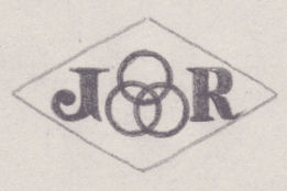 French Maker's Mark
NAME: Joseph Reiter INITIALS: J R SYMBOL: 3 rings DATES: 1932 - SPECIALITY: Jeweller PLACE: 51 bis rue Ste-Anne, Paris, France