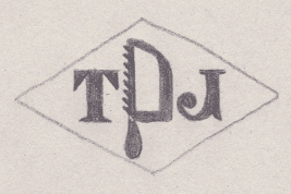 French Maker's Mark
NAME: Tranchandon & Jelcké INITIALS: T J SYMBOL: Hacksaw DATES: 1928 - SPECIALITY: Jeweller PLACE: 2 rue Léon Coignet, Paris, France