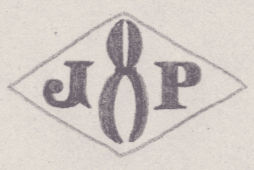 French Maker's Mark
NAME: Jacques Poupin INITIALS: J P SYMBOL: Shears DATES: 1952 - SPECIALITY: Jeweller PLACE: 31 rue du 4 septembre, Paris, France