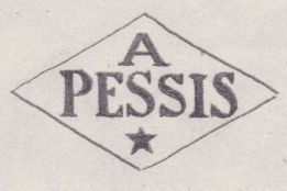 French Maker's Mark
NAME: Adolphe Pessis INITIALS: A PESSIS SYMBOL: Star DATES: 1913 - 1933 SPECIALITY: Jeweller PLACE: 41 rue des Francs-Bourgeois, Paris, France