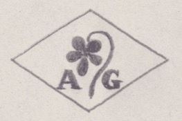 French Maker's Mark
NAME: Albert Charles Gallois INITIALS: A C G SYMBOL: Star of David DATES: 1932 - SPECIALITY: Jeweller PLACE: 57 rue de Bretagne, Paris, France